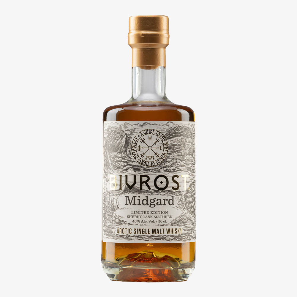 Whisky | BIVROST, Norway / Artic - Midgard - Single Malt - Limited Edition Teak Cask Finished - ABV 46% (50cl/pc)